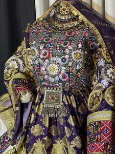 Bohemian Afghani Casual <b>Dresses</b> Luxury Handmade Embroidered Festival Wear Women's Fashion Supplier - Product Image 6