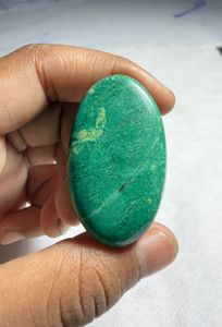 Jade natural verde Paradise Cabochon, colgante de cristal suelto de diseño, gema para la fabricación de joyería curativa - Product Image 1