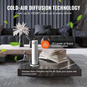 120ml Bluetooth Smart diffusore aria fredda casa ufficio senz'acqua olio essenziale Dispenser profumo per Spa 1000sq.ft aromaterapia - Product Image 3