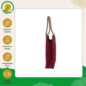 Premium Quality Wholesale Manufacturer Selling Zipper Closure Recycled Hand Length Handle <b>Medium</b> Jute Tote <b>Bag</b> at Good Price - Product Image 6