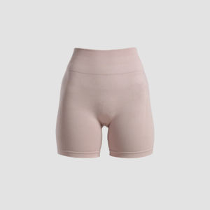 Shorts Deportivos Personalizados al por Mayor, Estilo Color Block, Shorts de Yoga de Cintura Alta para Mujer, Transpirables y de Secado Rápido - Product Image 3