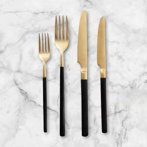 Ensemble de couverts en métal, vaisselle en acier inoxydable pour services de restauration, restaurants, hôtels et événements - Product Image 2