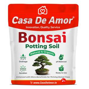 Casa De Amor Terreau pour Bonsaï Biologique |   Mélange de terre pour bonsaï prêt à l'emploi, équilibré en pH, avec drainage et aération - Product Image 1