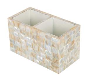 Porte-stylos de bureau au design moderne, de qualité exclusive, en nacre, pour l'organisation du bureau - Product Image 4