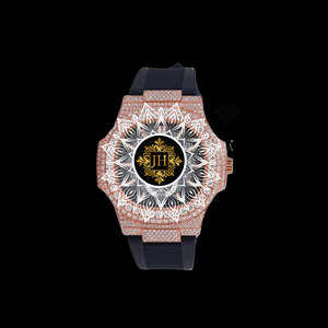 Premium Moissanite <b>Diamond</b> Quartz Hip Hop Men's <b>Watch</b> Luxury Fashion Waterproof Stainless Steel for Limited Edition Coin - Product Image 1