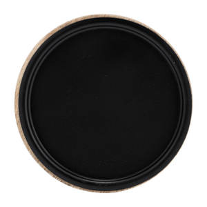 Bougeoir en bois massif noir minimaliste moderne en forme de rectangle pour décoration intérieure et table de cheminée - Product Image 6