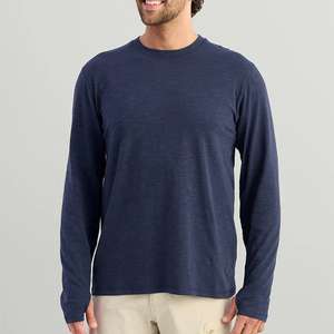 T-shirt personnalisé à manches longues pour hommes, avec broderie et étiquette, haute qualité, motif graphique, pour la pêche (vente en gros) - Product Image 6