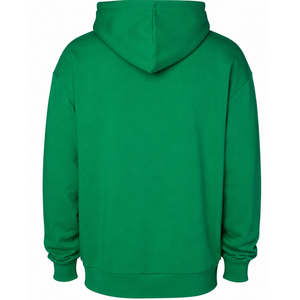 Sweat-shirt à capuche mi-lourd 280 g/m² pour homme, couleur verte, en molleton de coton premium, style décontracté streetwear, logo personnalisé OEM ODM - Product Image 2