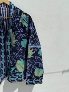 <b>Jacket</b> <b>For</b> <b>Women</b> <b>Velvet</b> <b>Jacket</b> Hand Pink Floral Embroidered <b>Jacket</b> Boho Hippie <b>Jacket</b> Inside Cotton Iining <b>Jacket</b> - Product Image 3