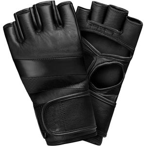 Gants de boxe MMA en cuir demi-doigts pour hommes et femmes, nouveau style, pour entraînement, gants MMA personnalisés - Product Image 1