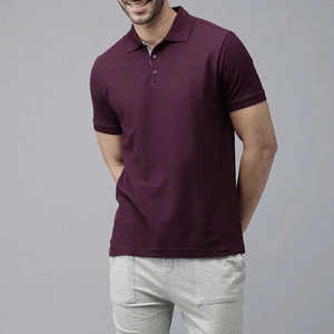 Prix de gros, tissu respirant, broderie personnalisée, polos, séchage rapide, nouveau style tendance, coupe slim, polos de golf pour hommes - Product Image 3