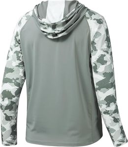 Sudadera con Capucha Personalizada con Protección Solar UPF 50+, Impermeable, para Pesca, para Hombre, 95% Poliéster, 5% Elastano, 180g, con Estampado por Transferencia de Calor - Product Image 3