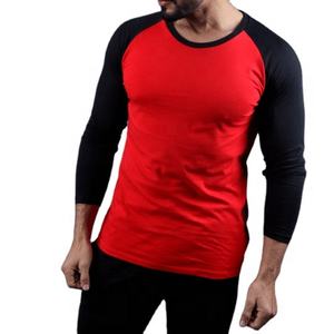 Camiseta de manga corta/larga unisex, informal, de algodón, raglán, original, deportiva, informal - Product Image 1