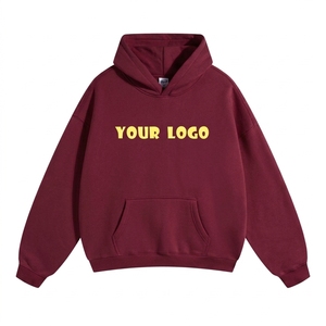 เสื้อฮู้ดดี้โอเวอร์ไซส์ผ้าฝ้าย 100% สำหรับทุกเพศ ขายส่ง รับสกรีนโลโก้ ปักลาย เสื้อสตรีทแวร์แบบเรียบ - Product Image 3