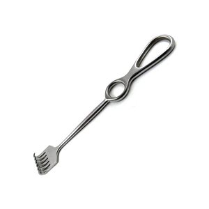 Retractor Quirúrgico Volkman de Acero Inoxidable Alemán de 6.18 Pulgadas, Afilado por un Lado, Seis Puntas, para Uso en Cirugía General - Product Image 1
