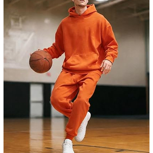 Conjunto Deportivo de Poliéster para Hombre, Sudadera con Capucha, Pantalones Jogger, Ropa Deportiva Informal para Correr - Product Image 4