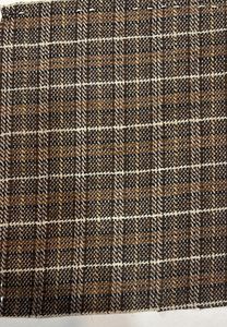 Tela Tweed Ecológica a Cuadros, 100% Lana, Tejido de Trama, Peso Medio 300 G/m, 53/54 Pulgadas, para Blazers y Chaquetas de Hombre - Product Image 3