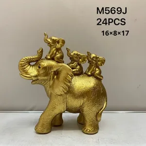 Christmas <b>Decorations</b> Gifts 2026 New Cross-border Hot-selling Drop Shipping <b>Elephant</b>-Shaped Synthetic Resin European Style - Product Image 2