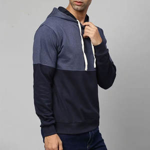 Sweat à capuche en molleton français léger en coton unisexe avec logo personnalisé en gros - Product Image 5