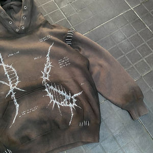 Nouveauté, sweat-shirt pour homme en coton uni, style tendance, look élégant, 300 GSM, sweat-shirt pour homme, vente chaude, look chic - Product Image 4