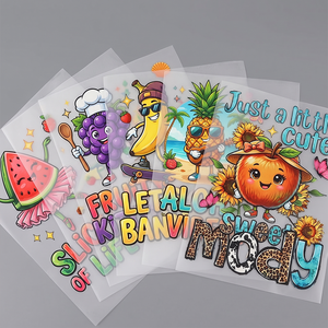 Custom Iron-On for Transfers Heat Transfer Printing UV Resistant Eco-Friendly Washable Ready Press Stickers for Garment Crafts - Product Image 1