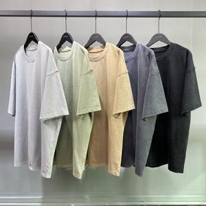 Plus Size Men's T-shirts Oversized Heavy Cotton T-Shirts <b>Vintage</b> <b>Tee</b> Loose Short Sleeve Casual T Shirts for Man - Product Image 2