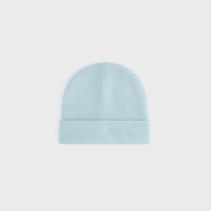 Unique Design Breathable Waterproof <b>Wool</b> <b>Beanie</b> with Jacquard Custom Knit Unisex Adjustable Outdoor Winter Hat - Product Image 1