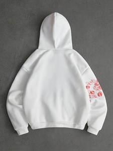 เสื้อฮู้ดผู้ชายแบบสวมใส่สบายสำหรับฤดูหนาว สีพื้น ผ้าฝ้ายฟลีซ 100% ระบายอากาศได้ดี กันลม พร้อมบริการออกแบบโลโก้ตามสั่ง ขายส่ง - Product Image 2