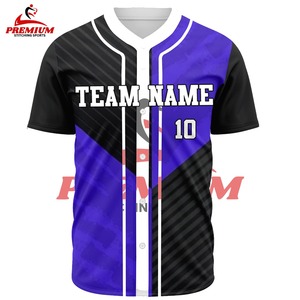 Sport Factory Custom Sublimation Stitched <b>Baseball</b> Jersey Tackle Twill Logo Uniform Short Direct Breathable 100% Plus Size - Product Image 6