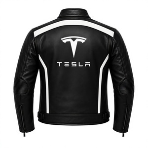 Tesla MotoCP <b>Racing</b> <b>Jacket</b>/Chaqueta Stylish Leather Riding Gear Protection Level 2 CE Certified - Product Image 2