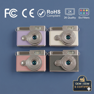 Fotocamera Digitale HD 2K per Bambini, 12MP, Registrazione Video, Supporto Scheda SD 128GB, Mini Fotocamera Giocattolo per Regali ai Bambini - Product Image 1