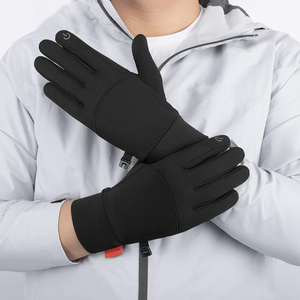 <b>Touchscreen</b> Compatible Full Finger Outdoor Sports <b>Gloves</b> Unisex Breathable Textile Weaving With Buckle Closure - Product Image 5