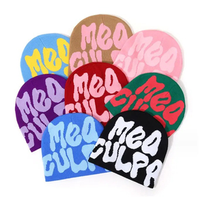 Gorros de Invierno Tejidos al por Mayor con Diseño de Araña Y2K, Gorro Acrílico con Patrón de Telaraña para Hombre y Mujer, Estilo Urbano Gótico - Product Image 2