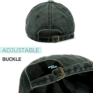 หมวกเบสบอลวินเทจสไตล์ดิสเทรส คุณภาพสูง ปรับขนาดได้ ผ้าฝ้าย หมวกทรงแด๊ด แคชชวล สตรีทแวร์ ปีกโค้ง แฟชั่นกลางแจ้ง - Product Image 5