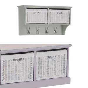 <b>White</b> Color Wicker Rattan Side <b>Table</b> Under Bed, Chic Handwoven <b>End</b> <b>Table</b> for Trendy Home Decor Wholesale Factory Price - Product Image 2