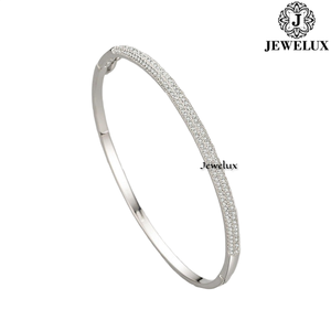 Jewelux Elegant Gold Plated Moissanite Tennis <b>Bracelet</b> <b>Adjustable</b> 925 Sterling Silver Daily Wear Gift Best Price - Product Image 3