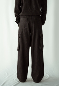 Jeans en denim délavé personnalisé de haute qualité pour hommes, coupe droite décontractée, style classique ample, streetwear hip-hop imprimé vintage - Product Image 3