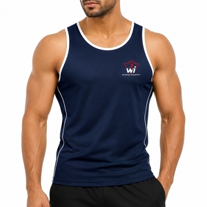 Débardeurs de sport pour hommes élégants, souples et polyvalents, pour l'entraînement rapide et la course à pied, avec contrôle de la forme, ajustement doux, qualité et confort. - Product Image 1