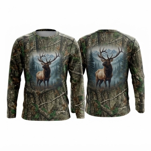 เสื้อเชิ้ตแขนยาวลายพรางสำหรับผู้ชาย Stalwart Impex สำหรับล่าสัตว์ ฤดูใบไม้ร่วง ระบายอากาศได้ดี กันน้ำ กันลม ป้องกันรังสียูวี ผ้าแคนวาส พิมพ์ลายแบบ Sublimation - Product Image 5