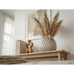 Vase de table moderne en métal avec motif diamant, fait main, pour décoration intérieure - Product Image 2