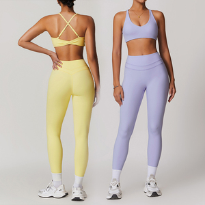 Sujetador Deportivo para Mujer con Logotipo Frontal, Transpirable, Ligero, Sólido, Hecho a Medida, Cómodo, con Soporte Alto, Cuello en U, Alta Calidad, Gran Venta - Product Image 6