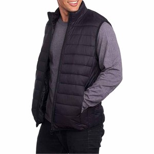 Customized Waterproof Unisex Bubble Jackets 100% Nylon Stand Collar Front Logo New Design <b>Top</b> Selling - Product Image 3
