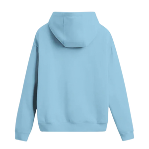 Sweat-shirt à capuche décontracté en tissu tissé, coupe ample, manches longues, poche kangourou, cordon de serrage, couleur unie, streetwear, 2XL - Product Image 2