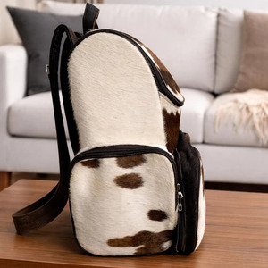 2026 New cowhide leather school bag latest style cowhide <b>laptop</b> bag unisex durable cowhide <b>backpack</b> - Product Image 3