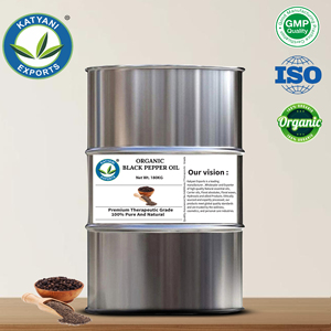 Aceite esencial orgánico de pimienta negra a granel, destilado al vapor, Piper nigrum, grado cosmético y terapéutico - Product Image 3