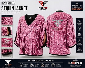 Custom <b>Sequin</b> Bomber <b>Jacket</b> Polyester/Cotton Floral Pattern Winter Outerwear OEM ODM Unisex - Product Image 1