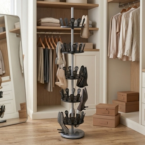 OEM EBay Organizer Taiwan Home <b>Storage</b> Furniture Manufacturer MIT Shelf Plastic Organizer 5 Tier <b>Shoe</b> <b>Rack</b> for 30 Pair <b>Shoes</b> - Product Image 2