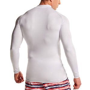 Camiseta de Compresión de Manga Larga para Hombre, Protección UV de Secado Rápido, para Natación, Surf, Entrenamiento, Ropa Deportiva Personalizada - Product Image 4