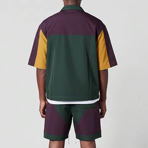 Nouvelle Collection 2025 – Ensemble Short et Coupe-Vent Homme Grande Taille Léger en Nylon 2 Pièces pour Course, Sports de Plein Air et Tenue Décontractée - Product Image 3