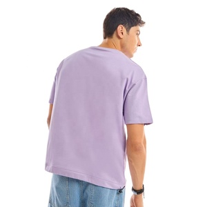 Camiseta de bolsillo con logotipo personalizado de alta calidad OEM para hombre, ropa de calle, camiseta en blanco de punto, crea tu propio diseño multicolor - Product Image 2